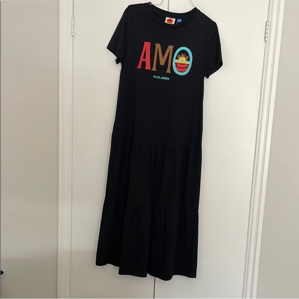 FARM Rio tiered tee shirt dress Black
AMO Graphic Maxi XXS - Picture 4 of 6